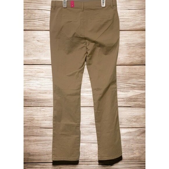 Childrens Place Girls Uniform Khakis Size 12 Skinny Adjustable Waist Stretch - Picture 3 of 11